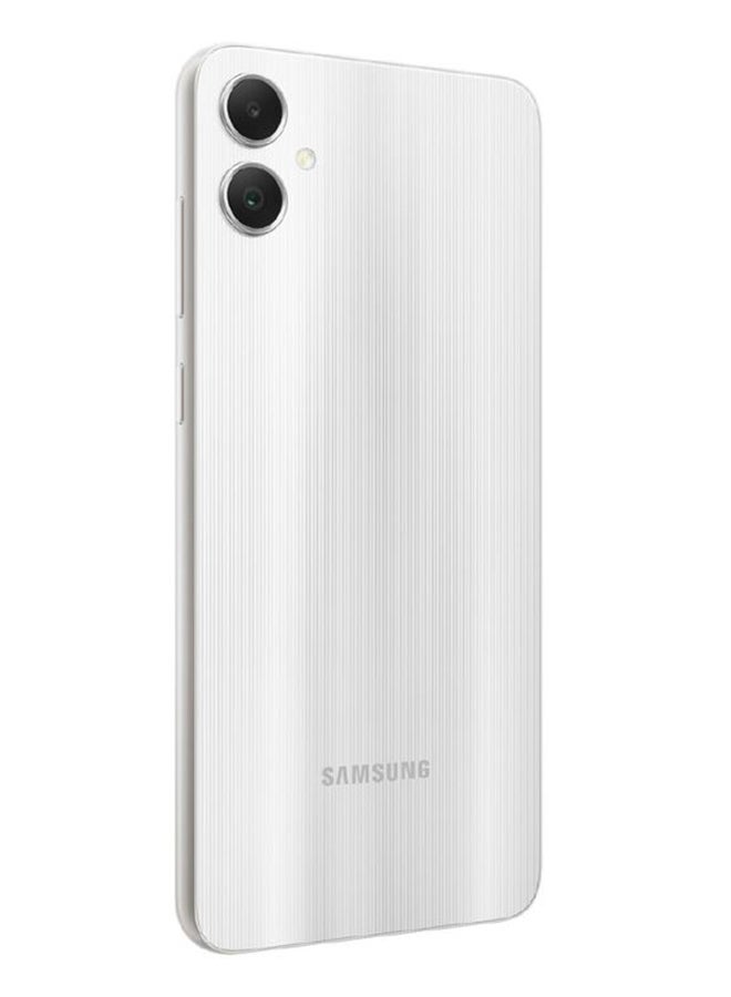 سامسونج - جالاكسي A05 ثنائي الشريحة، لون فضي، 4 جيجابايت رام، 128 جيجابايت، 4G LTE - إصدار الشرق الأوسط - Image 1