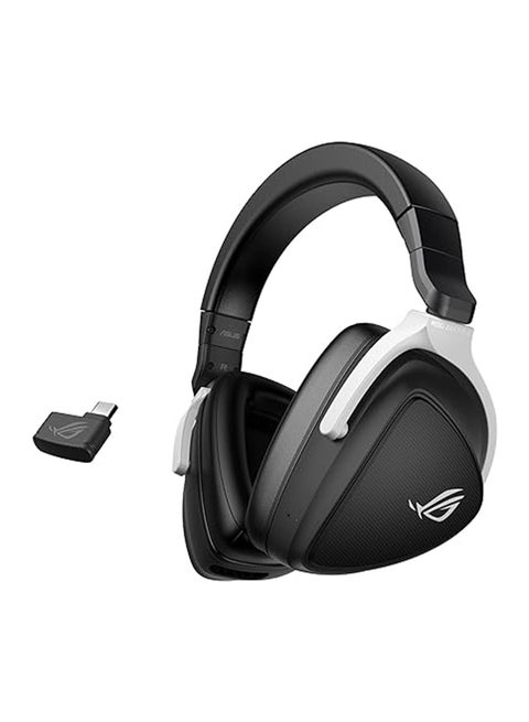 ROG Delta S Wireless Gaming Headset (AI Beamforming Mic, 7.1 surround sound, 50mm Drivers, Lightweight, Low-latency, 2.4GHz, Bluetooth, USB-C, For PC, Mac, PS4, PS5, Switch, Mobile Device)
