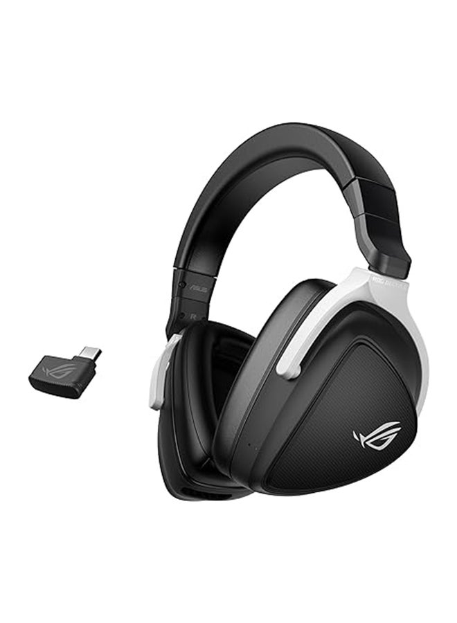 أسوس - سماعة الألعاب اللاسلكية ROG Delta S (ميكروفون AI Beamforming، صوت محيطي 7.1، برامج تشغيل 50 مم، خفيفة الوزن، زمن انتقال منخفض، 2.4 جيجا هرتز، بلوتوث، USB-C، للكمبيوتر الشخصي، Mac، PS4، PS5، Switch، الجهاز المحمول) - Image 1