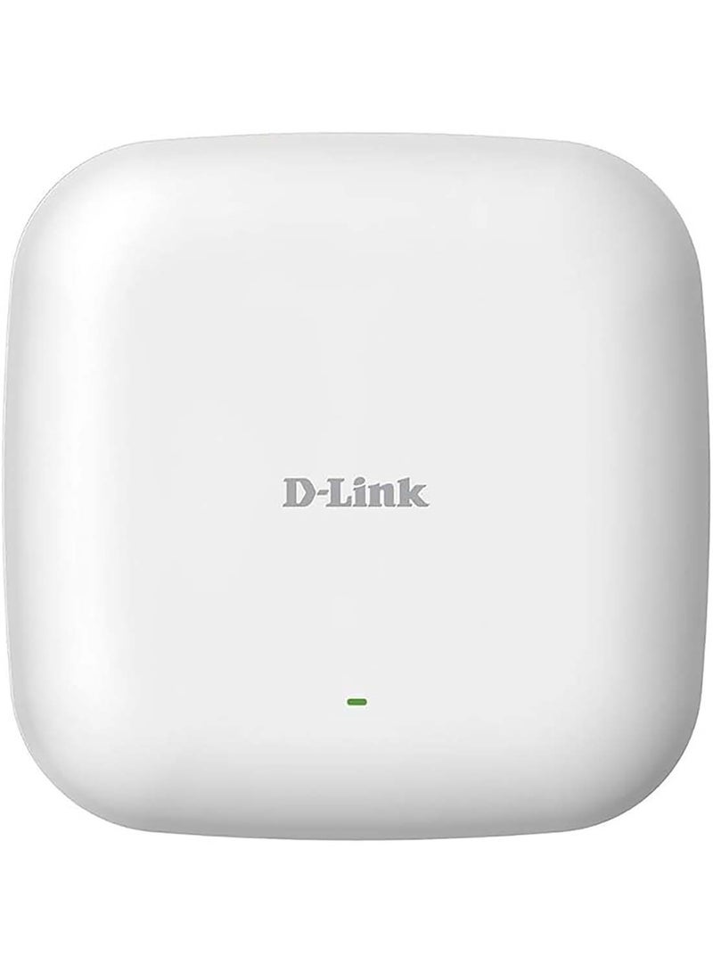 D-Link Wireless AC1300 Wave 2 Dual Band PoE Access Point, Nuclias Connect, Gigabit Ethernet LAN, 400 Mbps 2.4 GHz, 867 Mbps 5 GHz, 3 dBi Antenna Gain, MU-MIMO, Smart Beam, DAP-2610 BLACK  - Image 1