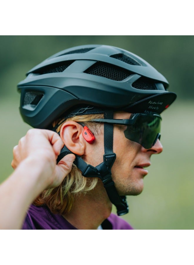 Suunto Wing Open Ear Wireless Headphones | Lightweight, Stable, With LED And Smart Head Movement Control, IP67 Water Resistant, Easy Also Comfortable Wear,  Made For Outdoor Adventures, Sports Wear - Red - Image 2