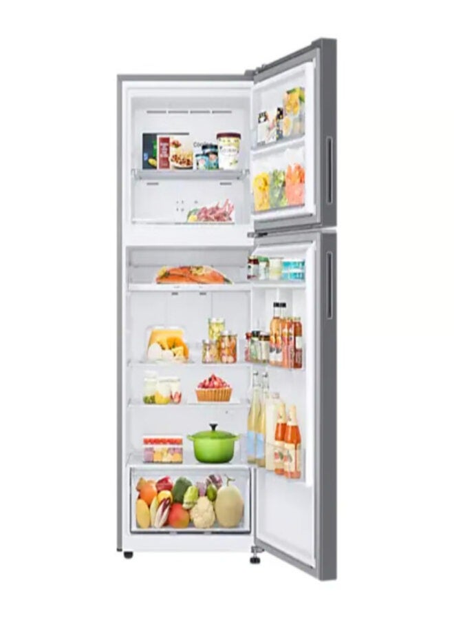 سامسونج Top Mount Freezer Refrigerators With Optimal Fresh 388 L RT38CG6404S9AE Silver  - Image 5