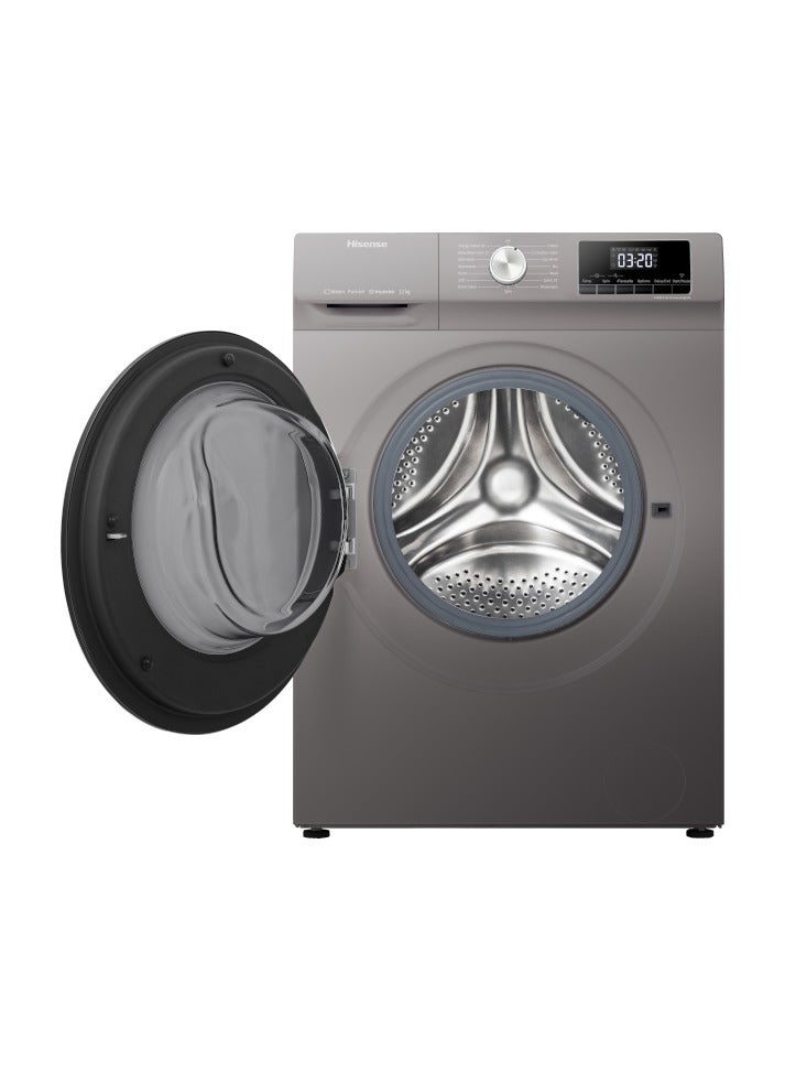Hisense - 3 Series 12kg Washing Machine 12 kg WFQA1214EVJMT Titanium Grey - Image 1