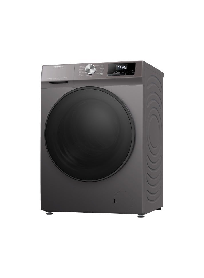 Hisense - 3 Series 12kg Washing Machine 12 kg WFQA1214EVJMT Titanium Grey - Image 1