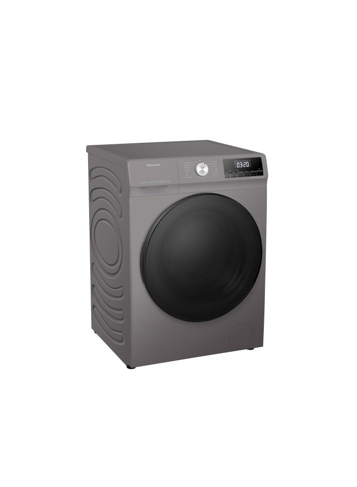 Hisense - 3 Series 12kg Washing Machine 12 kg WFQA1214EVJMT Titanium Grey - Image 1