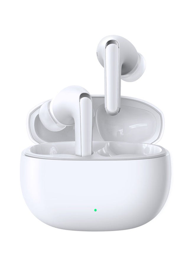 جوي روم JR-FB3 In-Ear True Wireless Bluetooth V5.3 Headphones With Heavy Bass And Hifi Dual Mode 65ms Low Latency Fast Charging IP54 Waterproof Earbuds With Earphone Protective Case And Charging Box White  - Image 1