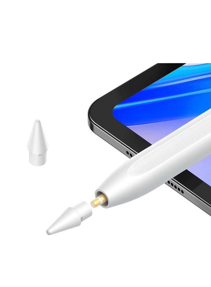 Baseus - Stylus Pen For iPad 2020-2022, Quick Charging iPad Pencil With Tilt Sensitivity And Palm Rejection, Compatible With iPad Pro 11/iPad Pro 12.9 (2020) iPad Air (2020) iPad Mini/iPad Pro 12.9 (2021) White - Image 1