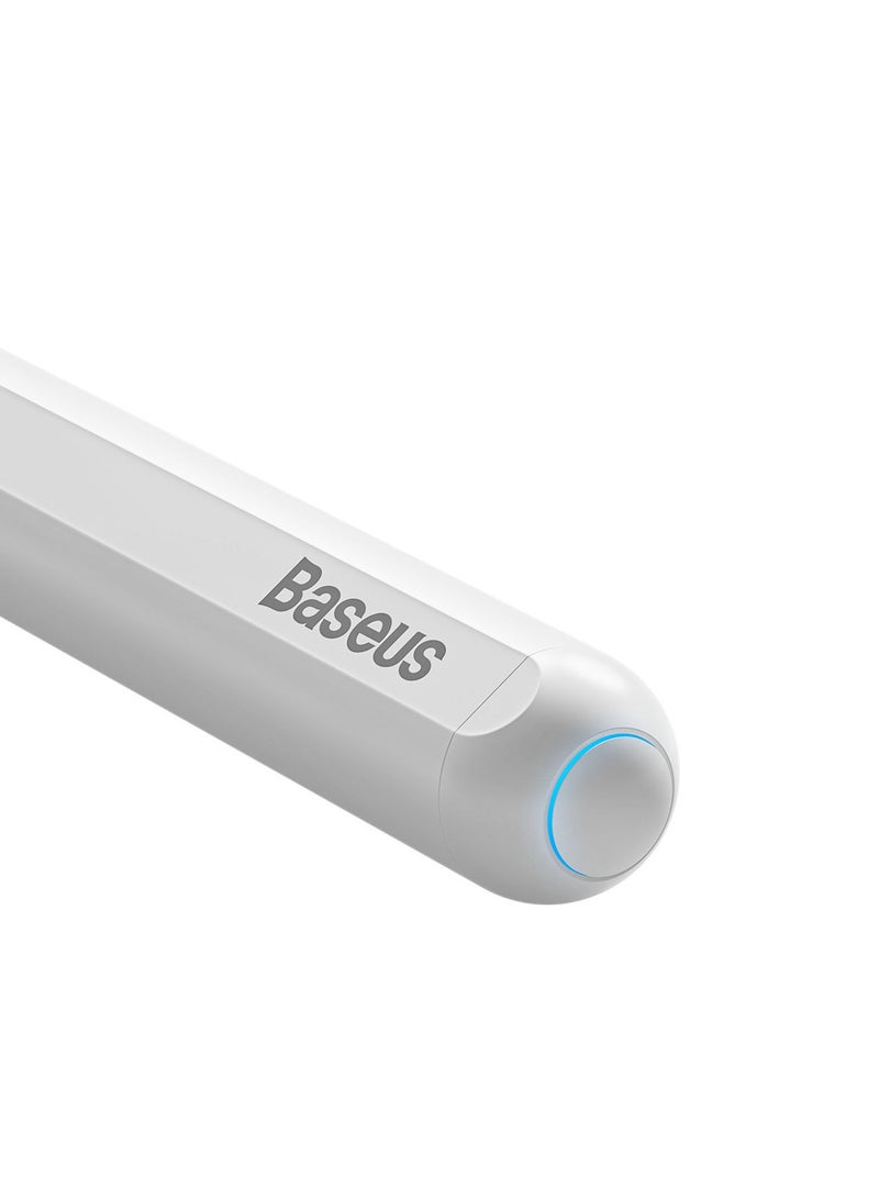 Baseus - Stylus Pen For iPad 2020-2022, Quick Charging iPad Pencil With Tilt Sensitivity And Palm Rejection, Compatible With iPad Pro 11/iPad Pro 12.9 (2020) iPad Air (2020) iPad Mini/iPad Pro 12.9 (2021) White - Image 1