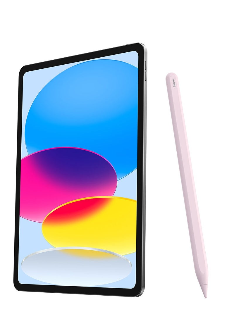 Baseus - Stylus Pen For iPad 2020-2022, Quick Charging iPad Pencil With Tilt Sensitivity And Palm Rejection, Compatible With iPad Pro 11/iPad Pro 12.9 (2020) iPad Air (2020) iPad Mini/iPad Pro 12.9 (2021) Pink - Image 1