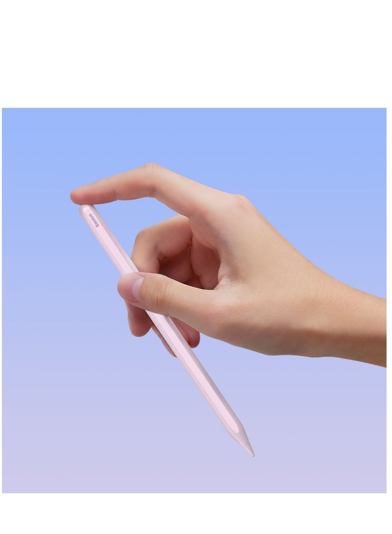 Baseus - Stylus Pen For iPad 2020-2022, Quick Charging iPad Pencil With Tilt Sensitivity And Palm Rejection, Compatible With iPad Pro 11/iPad Pro 12.9 (2020) iPad Air (2020) iPad Mini/iPad Pro 12.9 (2021) Pink - Image 1