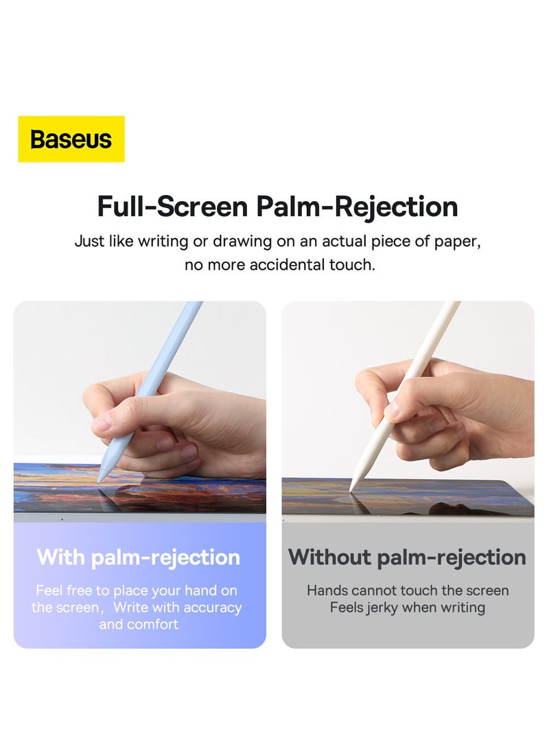 Baseus - Stylus Pen For iPad 2020-2022, Quick Charging iPad Pencil With Tilt Sensitivity And Palm Rejection, Compatible With iPad Pro 11/iPad Pro 12.9 (2020) iPad Air (2020) iPad Mini/iPad Pro 12.9 (2021) Blue - Image 1