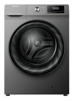 Hisense Hisense Front Load Washing Machine 1200 RPM 7 kg WFQY7012EVJMT Dark Silver  - Image 1