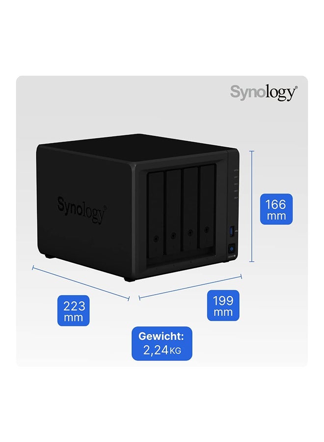 سينولوجي مجموعة DS923+ 4-Bay Diskstation NAS (AMD Ryzen™ 4 Threads R1600 Dual-Core 4GB Ram 2xRJ-45 1GbE LAN-Port) سعة 32 تيرابايت مع 4 وحدات تخزين Seagate IronWolf سعة 8 تيرابايت  - Image 5