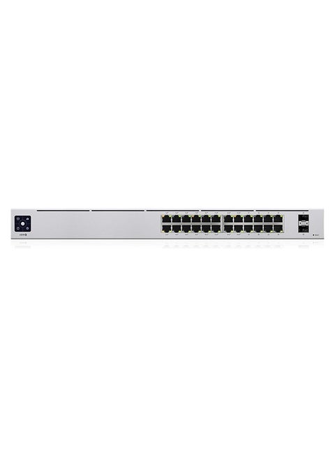 Networks UniFi USW24POE 24Port PoE Managed L2L3 Gigabit Ethernet (101001000) Power over Ethernet (PoE) 1U Silver