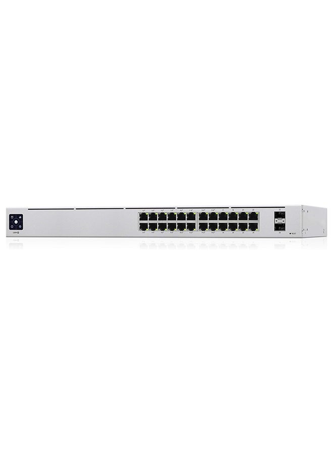 UBIQUITI Networks UniFi USW24POE 24Port PoE Managed L2L3 Gigabit Ethernet (101001000) Power over Ethernet (PoE) 1U Silver  - Image 3