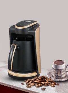SONASHI Electric Turkish Coffee Maker 250ML Capacity with Light & Sound Indicator | Auto Cut-Off Feature and Overheat Protection 250 ml 500 W STCM-4973 Black/Gold  - Image 1