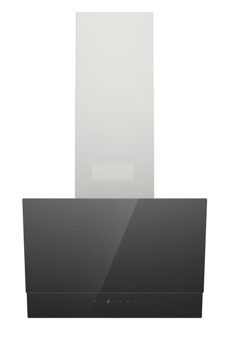 Gorenje Decorative Hood 60 cm Max Air extraction 383 m³/h Three speeds levels Touch control anti fingerprint Stainless steel PWHI648EB Black  - Image 1