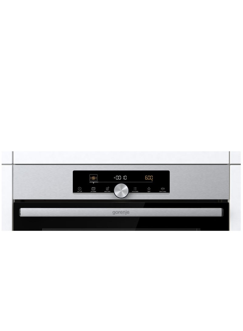 Gorenje Built In Microwave Oven With Grill 50 Liters Capacity 1000 Watts Stainless Steel LED Display BCM4547A10X Silver  - Image 4