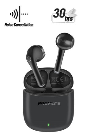True Wireless Earbuds, In-Ear Bluetooth v5.3 Earphones With ENC Noise Reduction, 30-Hour Playback Time, Intelligent Touch Controls And 300mAh Charging Case For iPhone 16, Galaxy S25, iPad Air, Lima - Black - pnsku/N70028002V/45/_/1741330546/32521248-aa60-423a-913e-534a7e9dd63c