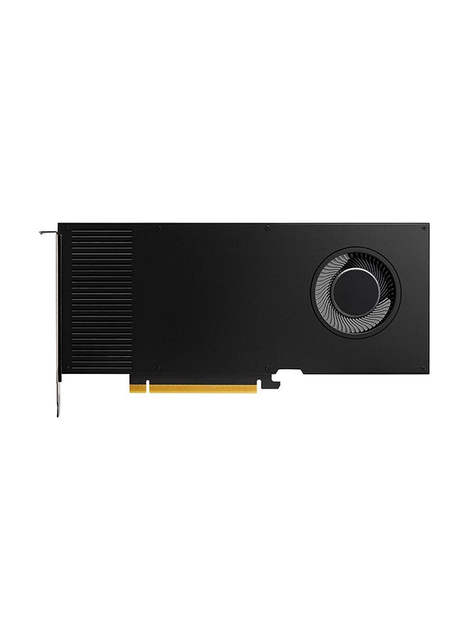 PNY NVIDIA GeForce RTX A4000 Professional Graphic Card 16GB GDDR6 PCI Express 4.0 x16, Dual Slot, 4x DisplayPort, 8K Support, Ultra Quiet Active Fan, VCNRTXA4000-PB Black  - Image 1