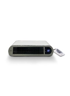 Wall Mounted Heater With Remote Control PTC Ceramic Element LED Display Overheating Protection 24 Hours Timer 2000 W HR 91 White
