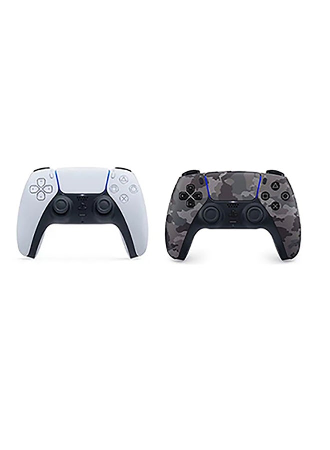Sony - PlayStation 5 Disc Slim Console With Extra Grey Camouflage Controller And FC 24 - Image 1