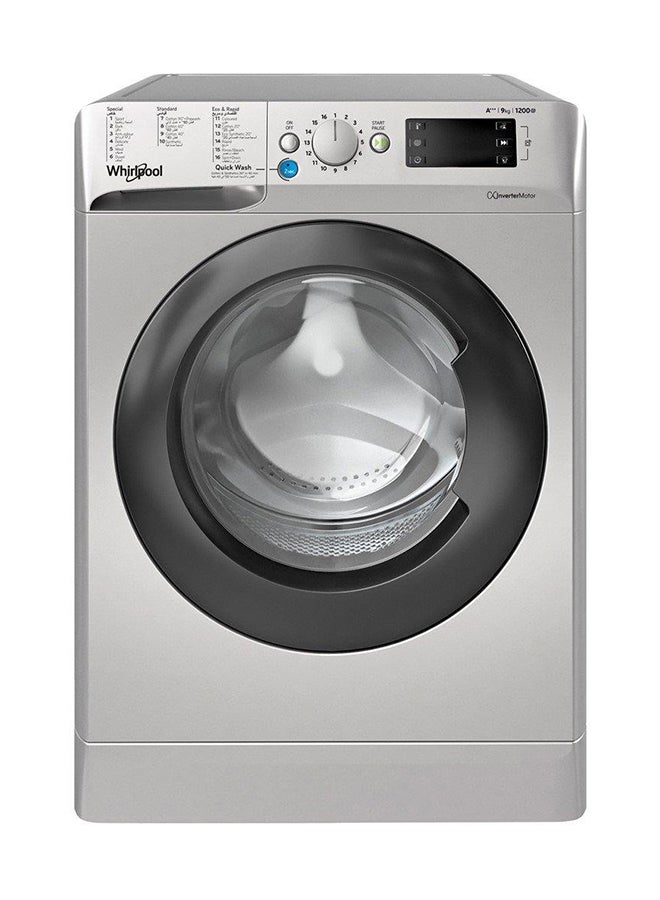 ويرلبول غسالة تحميل أمامي انفرتر سعة 9 كجم WMX91200S فولاذ - Image 1