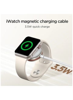 JOYROOM S-IW011 iP Watch Magnetic Charging Cable (USB-C) 1.2m- White  - Image 2