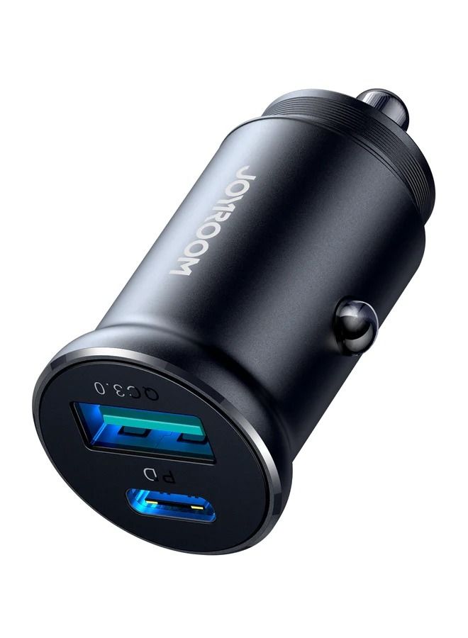 جوي روم JR-CCN05 30W QC3.0+PD شاحن سيارة معدني صغير - Image 1