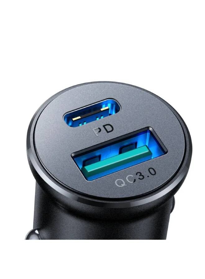 جوي روم JR-CCN05 30W QC3.0+PD شاحن سيارة معدني صغير - Image 3