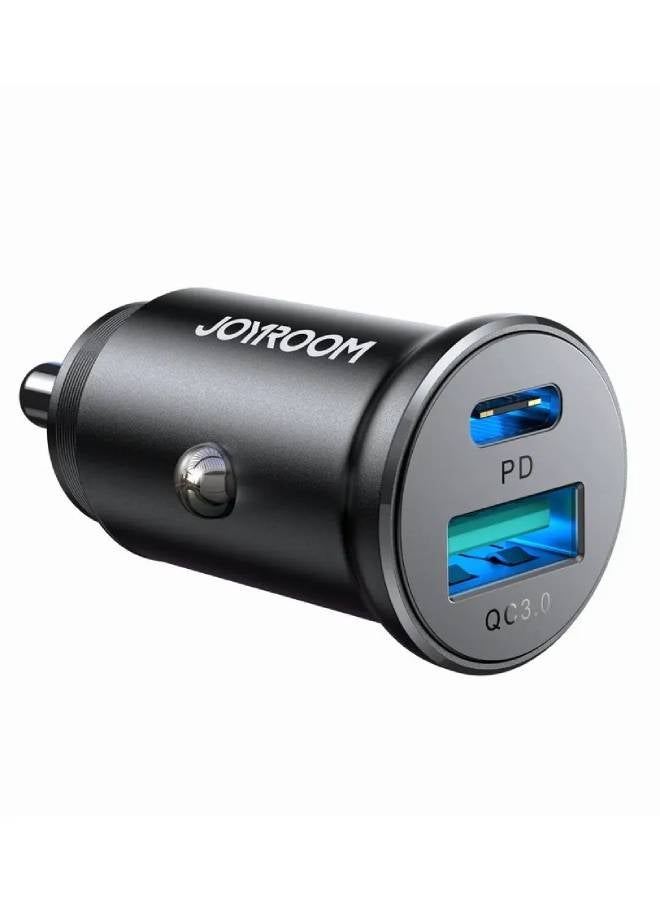 جوي روم JR-CCN05 30W QC3.0+PD شاحن سيارة معدني صغير - Image 2