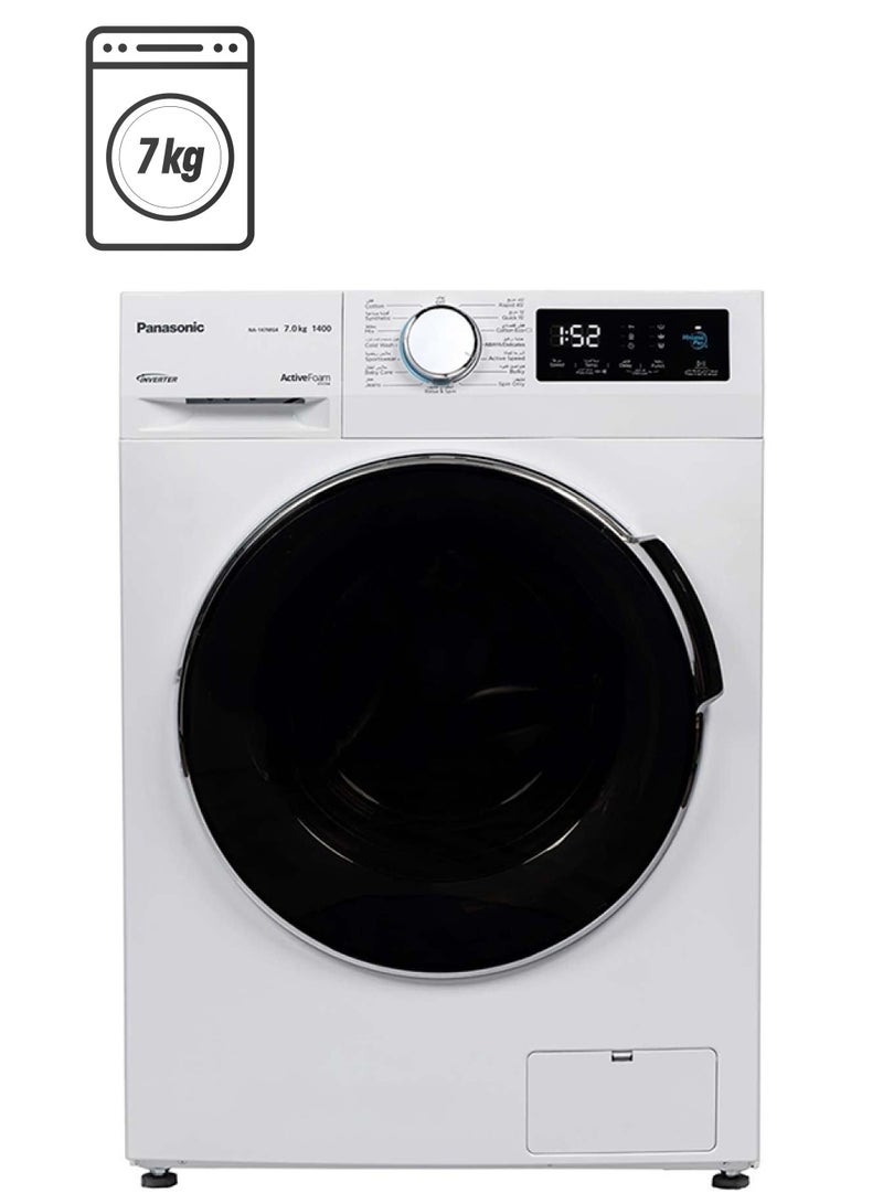 Panasonic - Front Load Washer Inverter 7 kg NA-147MG4WSA White - Image 1