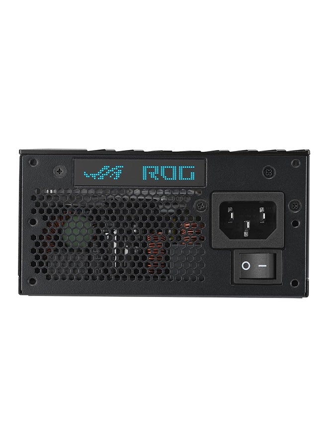 ASUS - Rog Loki SFX-L 1000W Power Supply Unit, 80 Plus Platinum, Fully Modular, PCIe Gen 5.0, 120mm ARGB-Illuminated Fan & Aura Sync, ROG Heatsinks, 0dB Fan Button,  90YE00N1-B0NA00 Black - Image 1