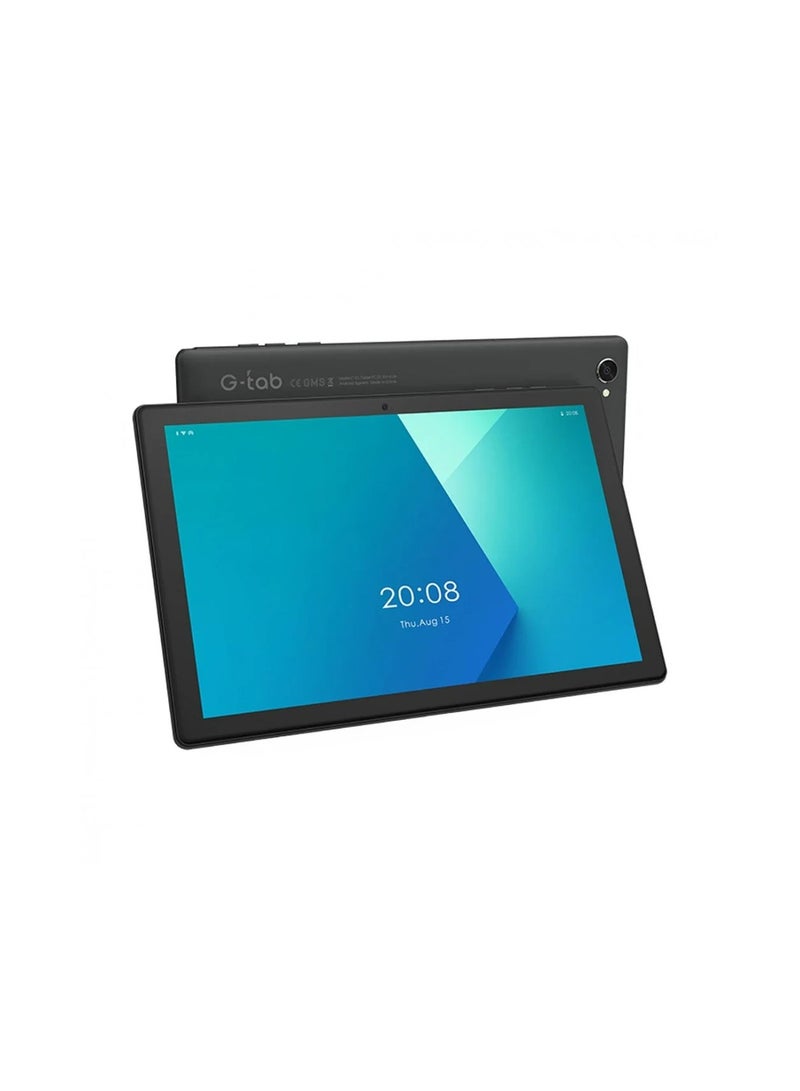 جي تاب C10 Pro Tablet, 10.1 Inch WiFi Kids, Quad Core, 4Gb Ram+64Gb Rom, 5Mp Front+8Mp Rear Camera, IPS LCD, Tempered Glass Touch, 6000mAh Battery | Grey + Keyboard  - Image 1
