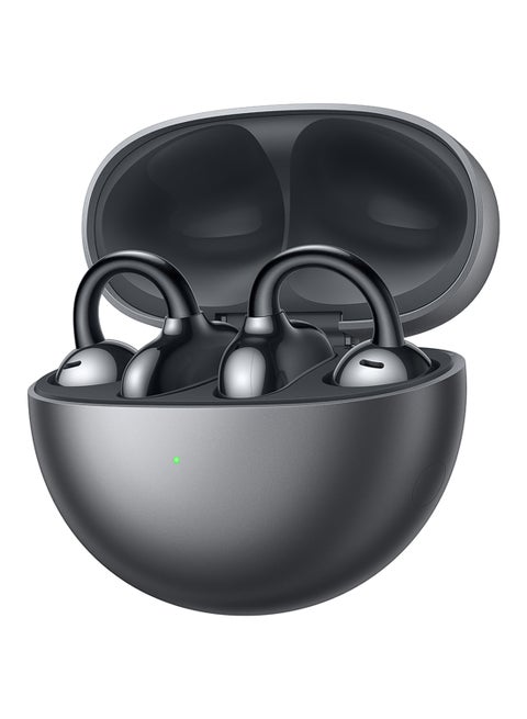 FreeClip Wireless Earphones, Bluetooth Earbuds, Futuristic Aesthetic Design, Feather-Like Wearing, Open-Ear Listening, Long Battery Life, iOS And Android Black
