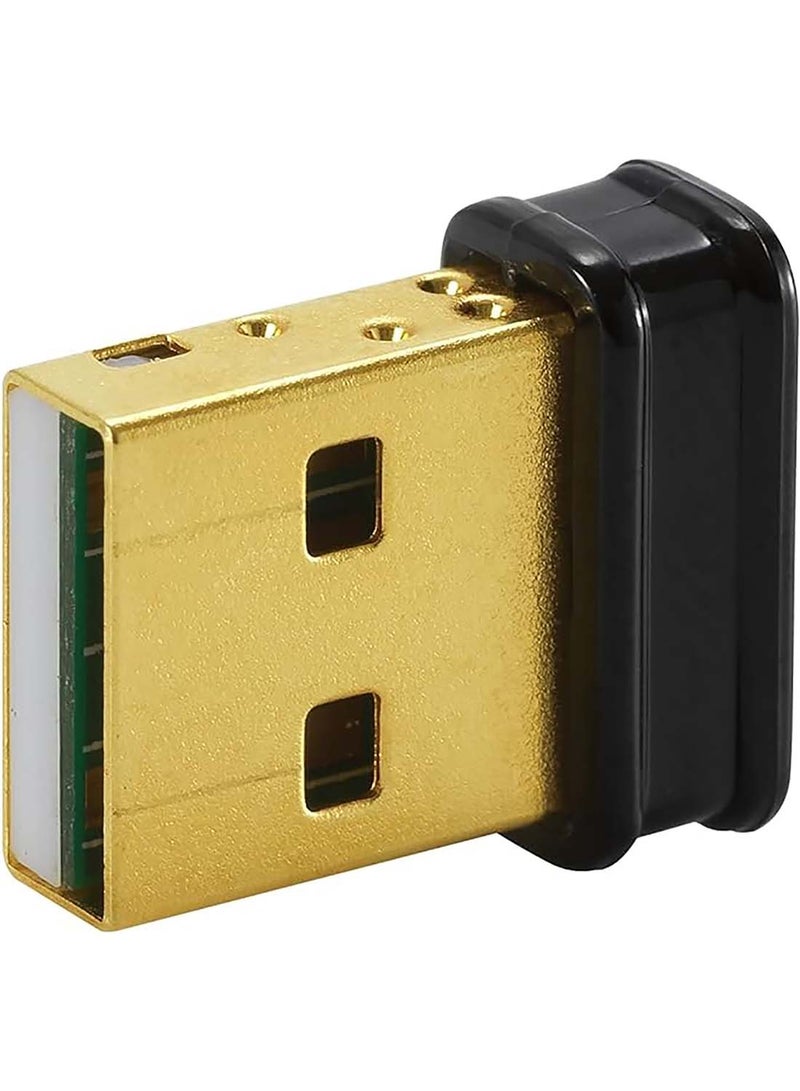 ASUS - USB-BT500 Bluetooth 5.0 USB adapter with ultra-small design, supports 2.1/3.x / 4.x Gold - Image 1