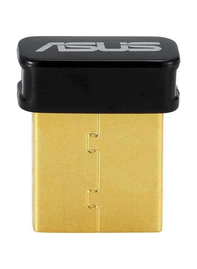 ASUS - USB-BT500 Bluetooth 5.0 USB adapter with ultra-small design, supports 2.1/3.x / 4.x Gold - Image 1