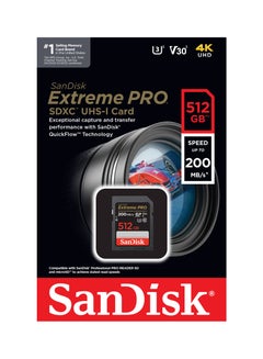 Sandisk SanDisk 512GB Extreme PRO UHS-I SDXC Memory Card 512 GB  - Image 4