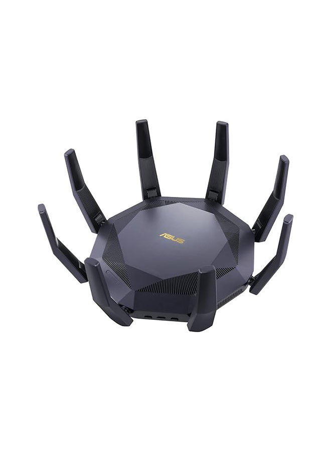 ASUS RT-AX89X AX6000 Dual Band WiFi 6 Router, 802.11ax 6000Mbps, Lifetime Free Internet Security, AiMesh, MU-MIMO, 8 Gb LAN Ports, Dual 10G Ports Black  - Image 1