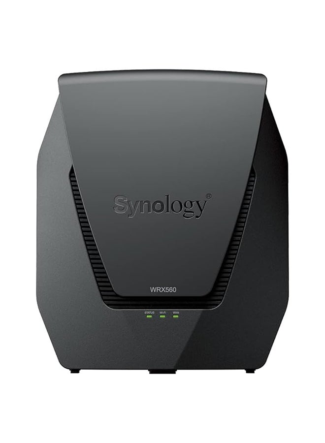 Synology WRX560 - Dual-Band Wi-Fi 6 Router, 2.5Gbps Ethernet, VLAN segmentation, Multiple SSIDs, parental controls, Threat Prevention, VPN (US Version) Black - Image 1