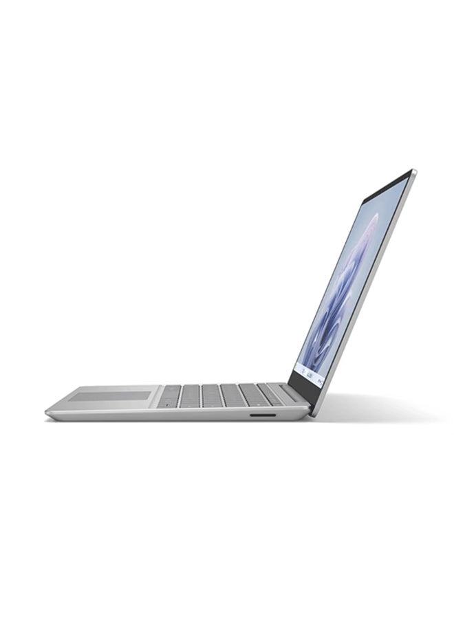 Microsoft - Surface Laptop Go 3 12.4-Inch Display, Core i5-1235U Processor/8GB RAM/256GB SSD/Intel Iris Xe Graphics/Windows 11 Home English/Arabic Platinum - Image 1