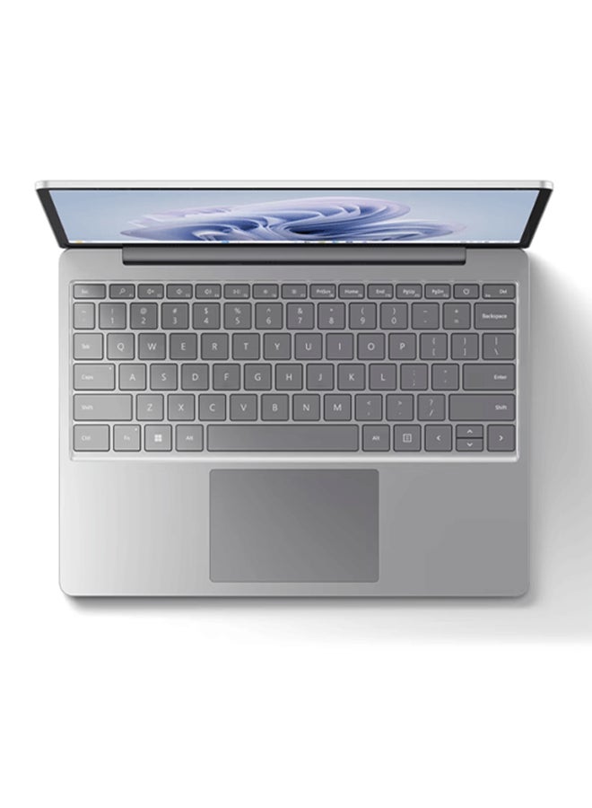 Microsoft - Surface Laptop Go 3 12.4-Inch Display, Core i5-1235U Processor/8GB RAM/256GB SSD/Intel Iris Xe Graphics/Windows 11 Home English/Arabic Platinum - Image 1