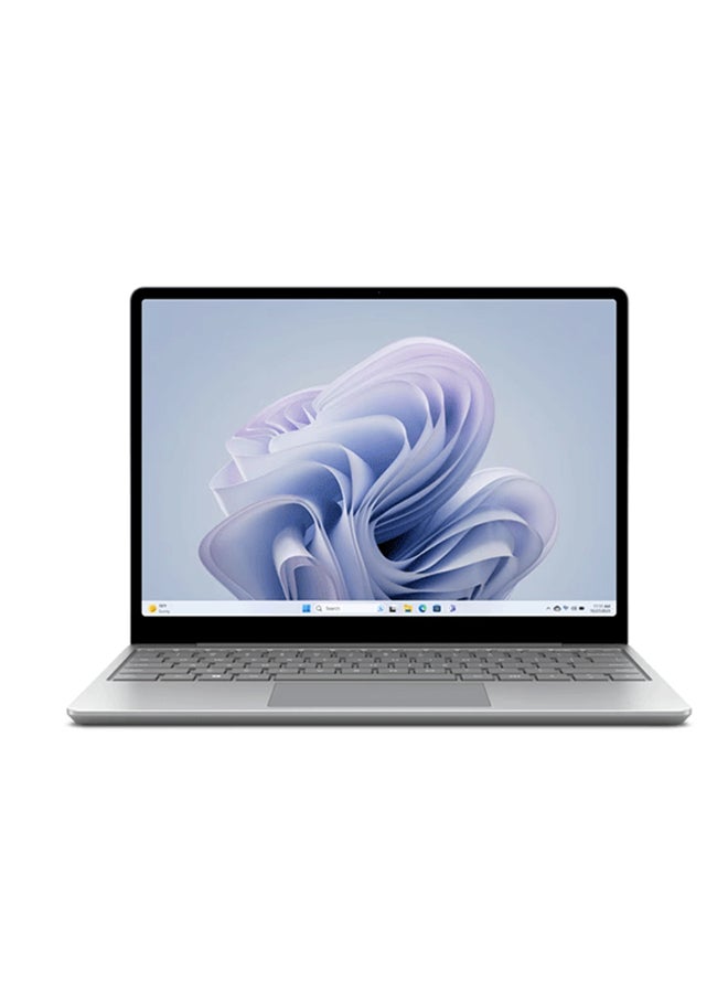 Microsoft - Surface Laptop Go 3 12.4-Inch Display, Core i5-1235U Processor/8GB RAM/256GB SSD/Intel Iris Xe Graphics/Windows 11 Home English/Arabic Platinum - Image 1