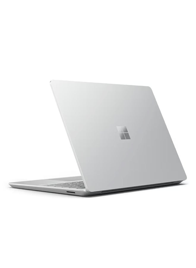Microsoft - Surface Laptop Go 3 12.4-Inch Display, Core i5-1235U Processor/8GB RAM/256GB SSD/Intel Iris Xe Graphics/Windows 11 Home English/Arabic Platinum - Image 1