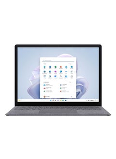 Microsoft Surface Laptop 5 15-Inch Display, Core i7-1255U Processor/8GB RAM/256GB SSD/Intel Iris Xe Graphics/Windows 11 Pro English/Arabic PLATINUM  - Image 1