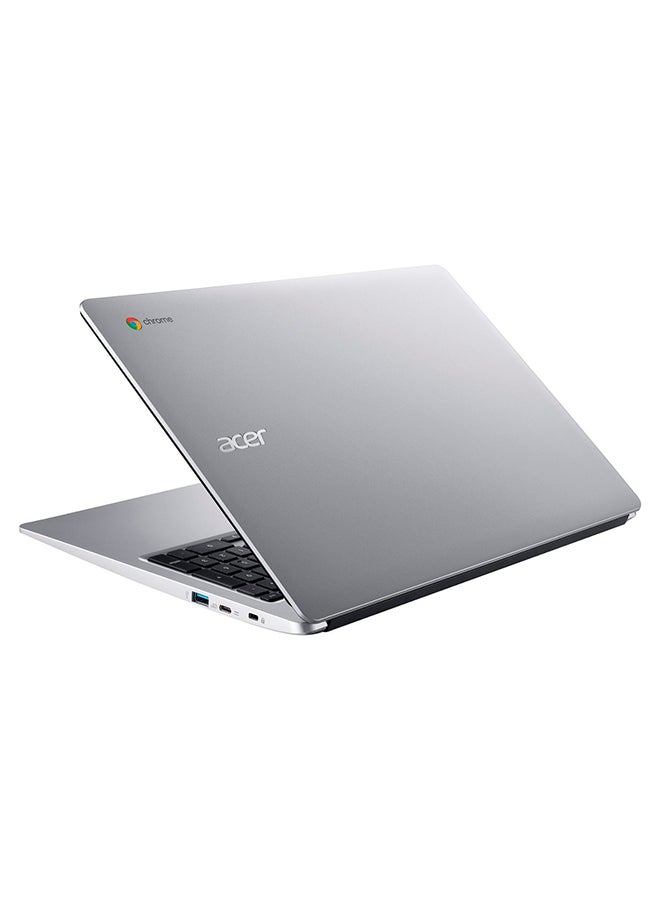 Acer - Chromebook 315 15.6" HD Display Laptop Intel Celeron N4020 With 4GB LPDDR4 64GB eMMC/Chrome OS English Pure Silver - Image 1