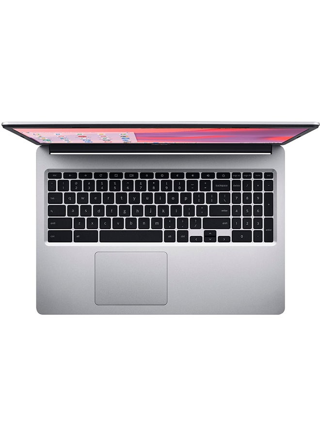 Acer - Chromebook 315 15.6" HD Display Laptop Intel Celeron N4020 With 4GB LPDDR4 64GB eMMC/Chrome OS English Pure Silver - Image 1