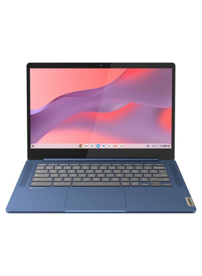 Lenovo - IdeaPad Slim 3 Chromebook Laptop 14 Inch FHD Touchscreen Laptop MediaTek Kompanio 520/4GB Memory/64GB eMMC/International Version English Abyss Blue - Image 1