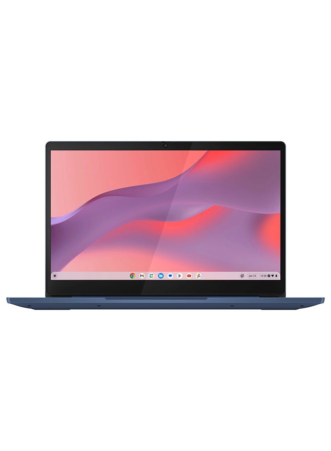 Lenovo - IdeaPad Slim 3 Chromebook Laptop 14 Inch FHD Touchscreen Laptop MediaTek Kompanio 520/4GB Memory/64GB eMMC/International Version English Abyss Blue - Image 1