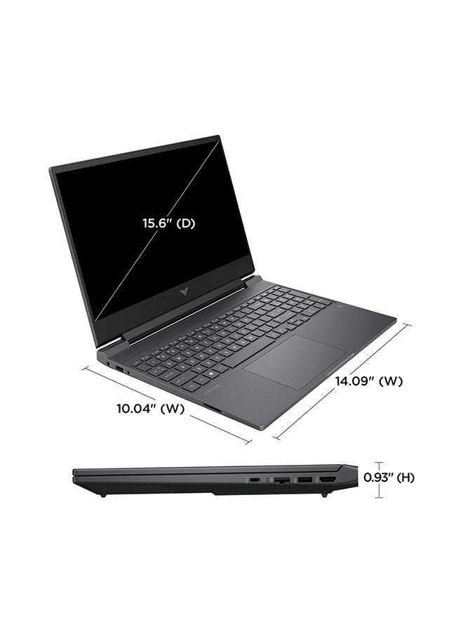 Victus 15 15.6-Inch Display, Ryzen 5 7000 Processor/8GB RAM/512GB SSD/NVIDIA GeForce RTX 2050 Graphics/Windows 11 Home English Silver